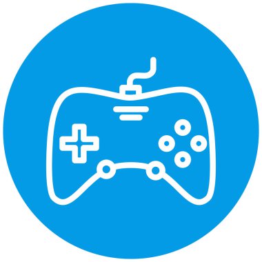 Oyun kolu. Web simgesi basit illüstrasyon