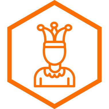 Modern simge işaretinin vektör illüstrasyonu