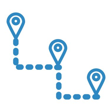 gps vektör simgesi modern basit illüstrasyon