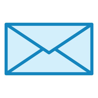 Mektup. Web simgesi basit illüstrasyon