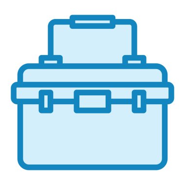 Buz kutusu. Web simgesi basit illüstrasyon 