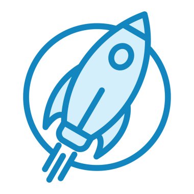 Başlangıç. Web simgesi basit illüstrasyon