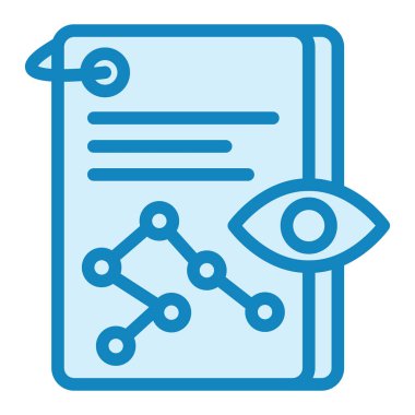 Öngörü simgesinin vektör illüstrasyonu