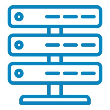 Veri merkezi. Web simgesi