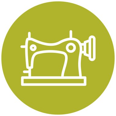 Dikiş makinesi vektör simgesi modern basit tasarım