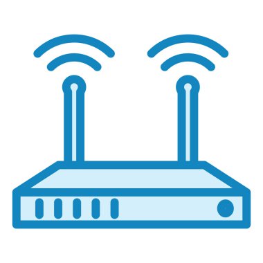 Yönlendirici. Web simgesi basit illüstrasyon