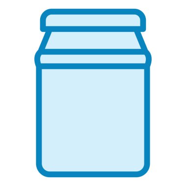 Jar modern simge vektör illüstrasyonu 