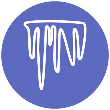 Buz simgesinin vektör illüstrasyonu