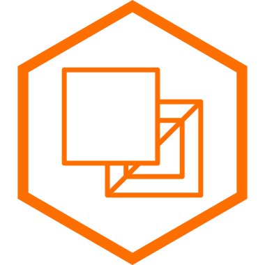 Bir evin çizgi simgesinin vektör çizimi