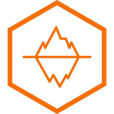 Bir yıldız simgesinin vektör illüstrasyonu