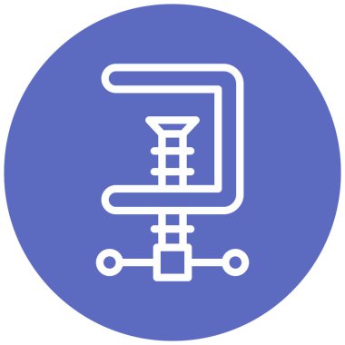 Modern b 'nin vektör illüstrasyonu eksik simgesi