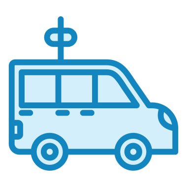 Oyuncak araba. Basit illüstrasyon