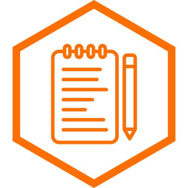 Belge simgesinin vektör illüstrasyonu