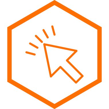 Ok. Web simgesi basit tasarım