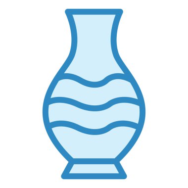 vazo modern simge vektör illüstrasyonu 