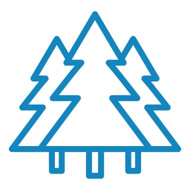 Noel ağacı simgesi vektör illüstrasyonuName