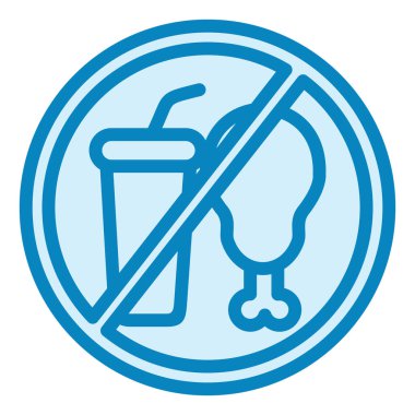 Yiyecek ikonu yok. Web için alkollü içecek vektör simgelerinin basit bir çizimi