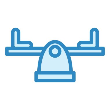 Robot simgesinin vektör illüstrasyonu