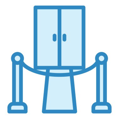 Modern simge vektör illüstrasyonuna giriş 