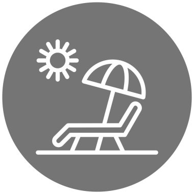 Kumsal. Web simgesi basit illüstrasyon