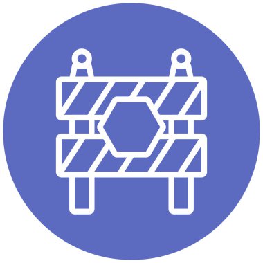 İnşaat. Web simgesi basit illüstrasyon