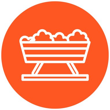 Kova. Web simgesi basit illüstrasyon