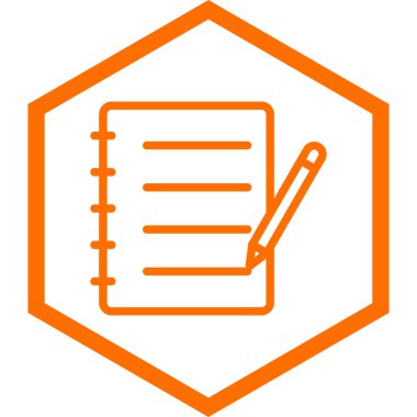 not defteri simgesi vektör illüstrasyonuName