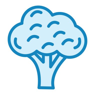 brokoli simgesi vektör çizimi 