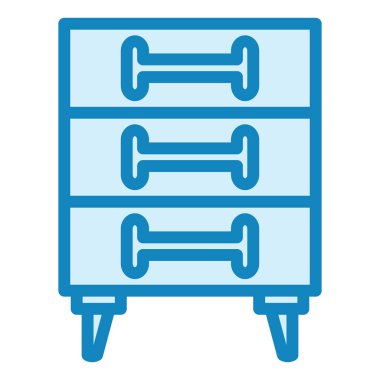 Çekmece Tablosu Modern ikon vektör çizimi