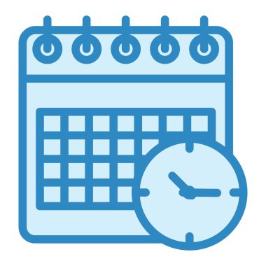 Takvim simgesi vektör illüstrasyonu