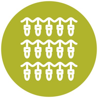 Noel çelenkleri vektör illüstrasyonu