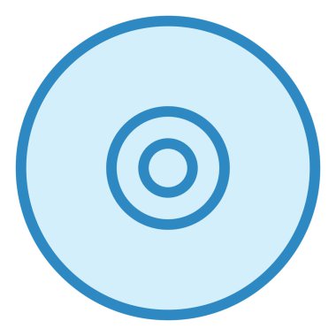 Sıkıştırılmış Disk modern simge vektör çizimi 