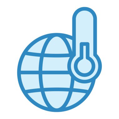 Küresel Isınma simgesinin vektör çizimi