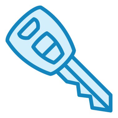 anahtar vektör ince çizgi simgesi