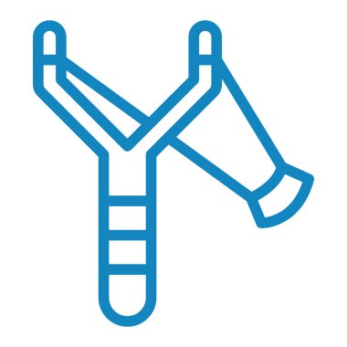 slignshot simgesi, vektör illüstrasyon basit tasarım 