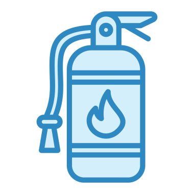 yangın söndürücü modern ikon vektör çizimi 