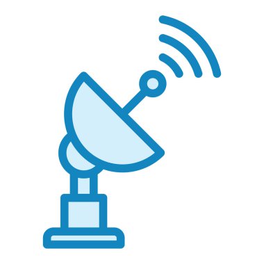 uydu anten vektör simgesi