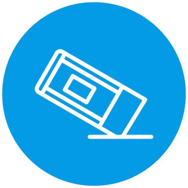 silgi simgesi, vektör illüstrasyonu basit tasarım