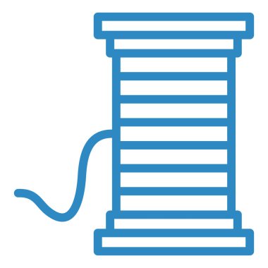 İplik. Web simgesi basit illüstrasyon