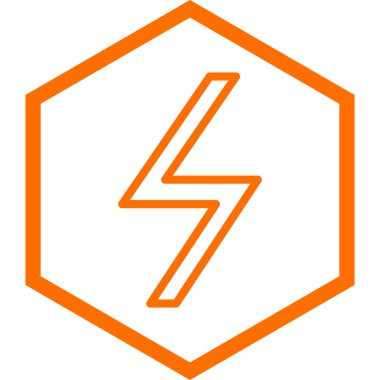 Enerji simgesinin vektör illüstrasyonu