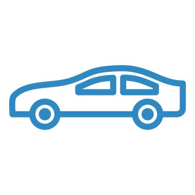 - Araba. Web simgesi basit illüstrasyon