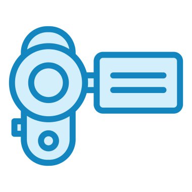 El kamerası. Web simgesi basit illüstrasyon 