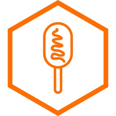 Yemek ikonunun resmi. beyaz arkaplanda izole.