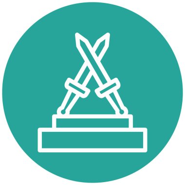 Bir kılıç simgesinin gösterimi