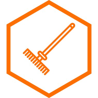 tırmık simgesi vektör çizimi