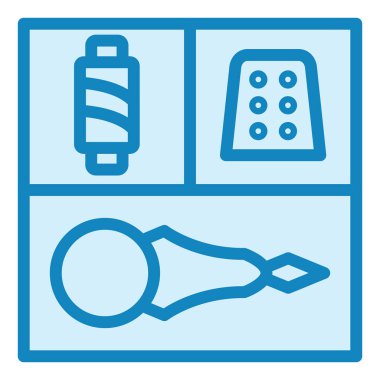 Araç kutusu simgesinin vektör illüstrasyonu