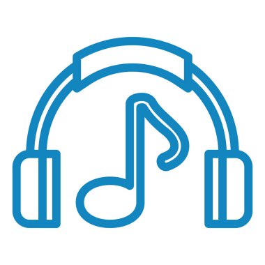müzik çalar ikon vektör illüstrasyonu