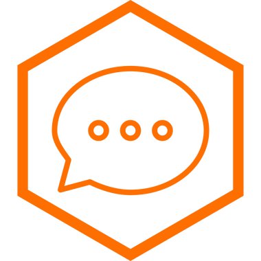 Konuşma balonu. vektör illüstrasyonu