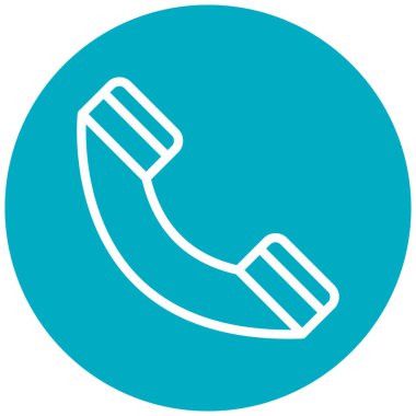 - Telefon. Web simgesi basit illüstrasyon