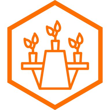 bitki simgesi vektör illüstrasyonu